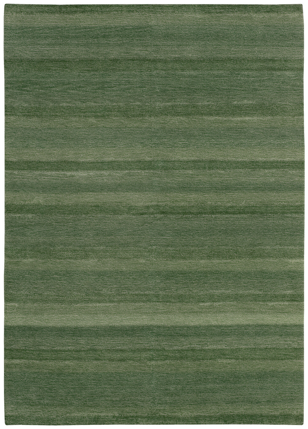 Hand-woven Green Stripes Luxury Rug ☞ Size: 250 x 300 cm