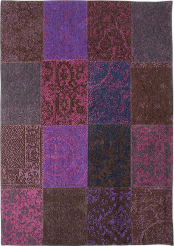 Patchwork Rug Multi Violet