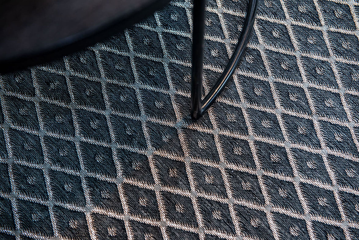 Rombo 9040 Grigio Scuro Rug