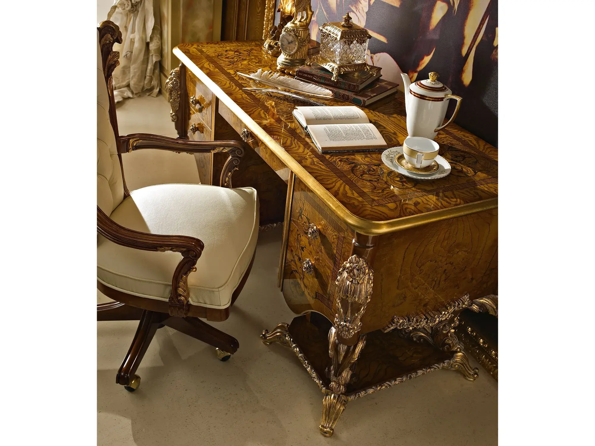 Royal Writing Desk with Drawers