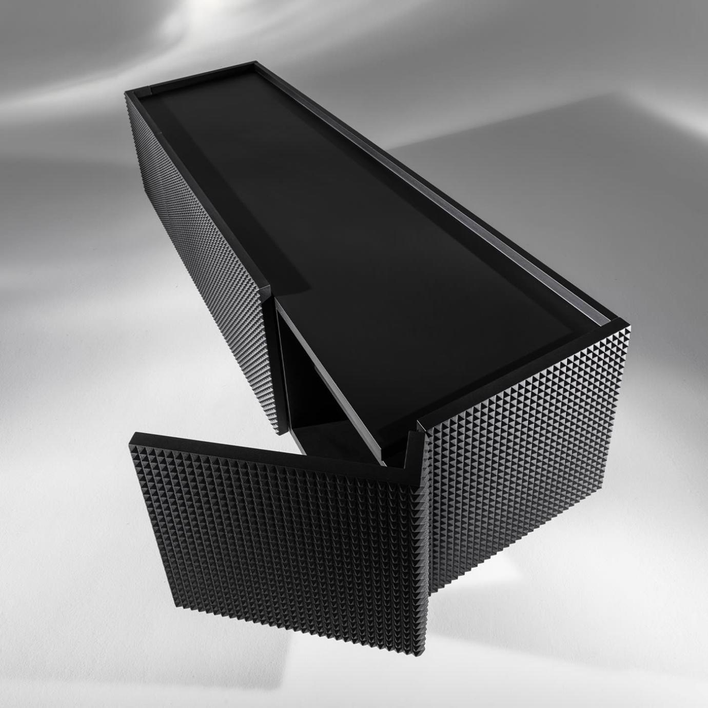 Italian Black TV Sideboard