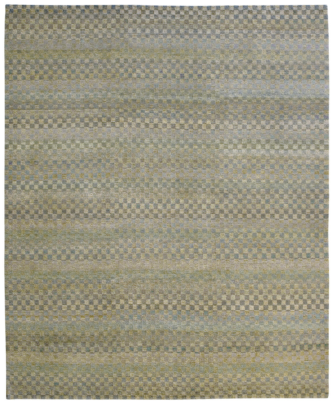 Hand-woven Checkered Luxury Rug ☞ Size: 300 x 400 cm
