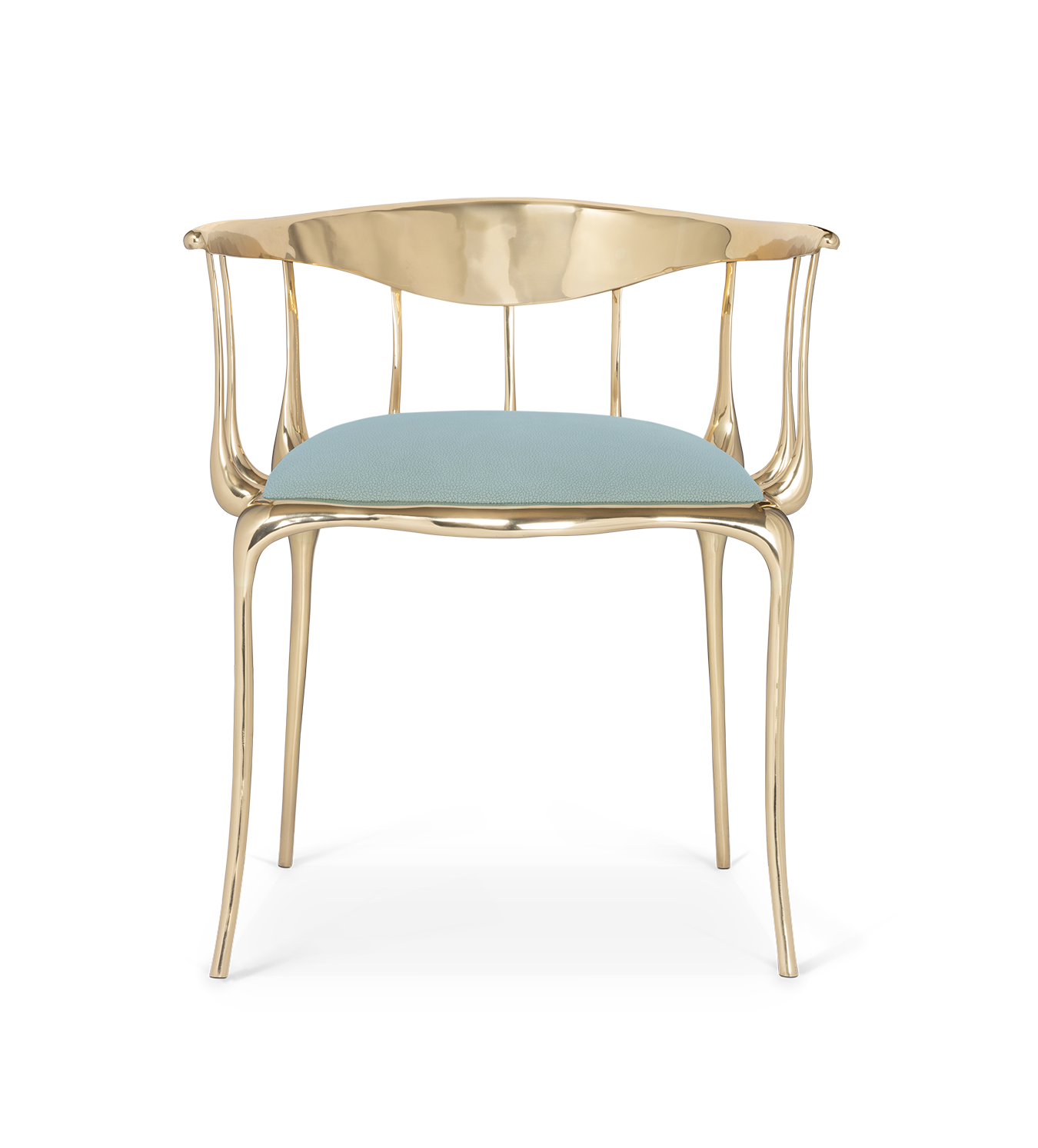 Light Blue Designer Luxe Chair