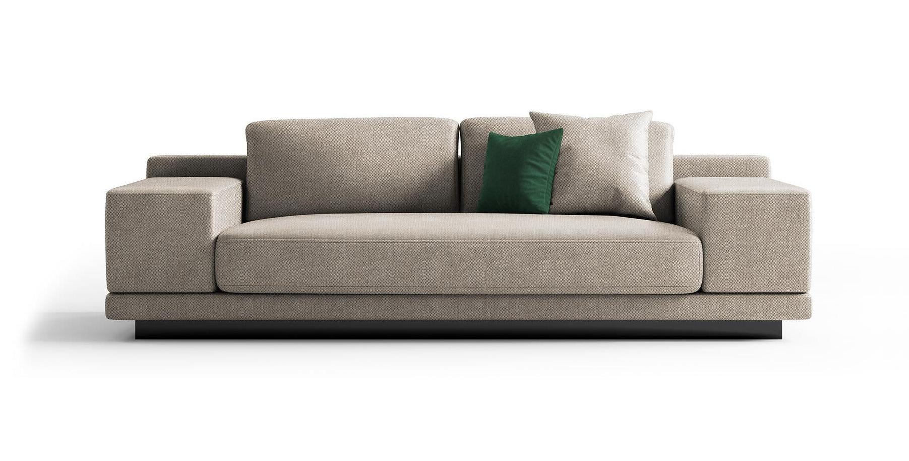 Crafted Italian Leather Sofa 220 cm