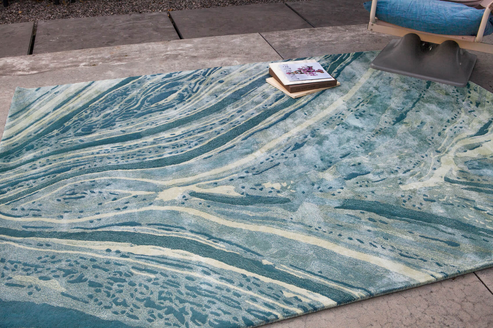 Exclusive Viscose / Wool Hand-wovenLuxury Rug