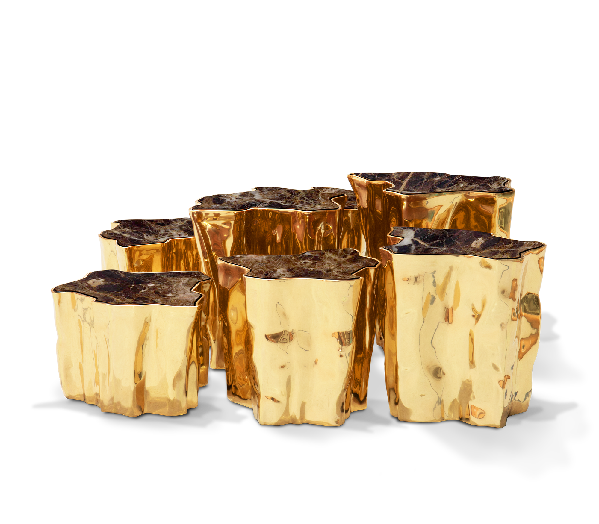 Earth-Tone Designer Coffee Table