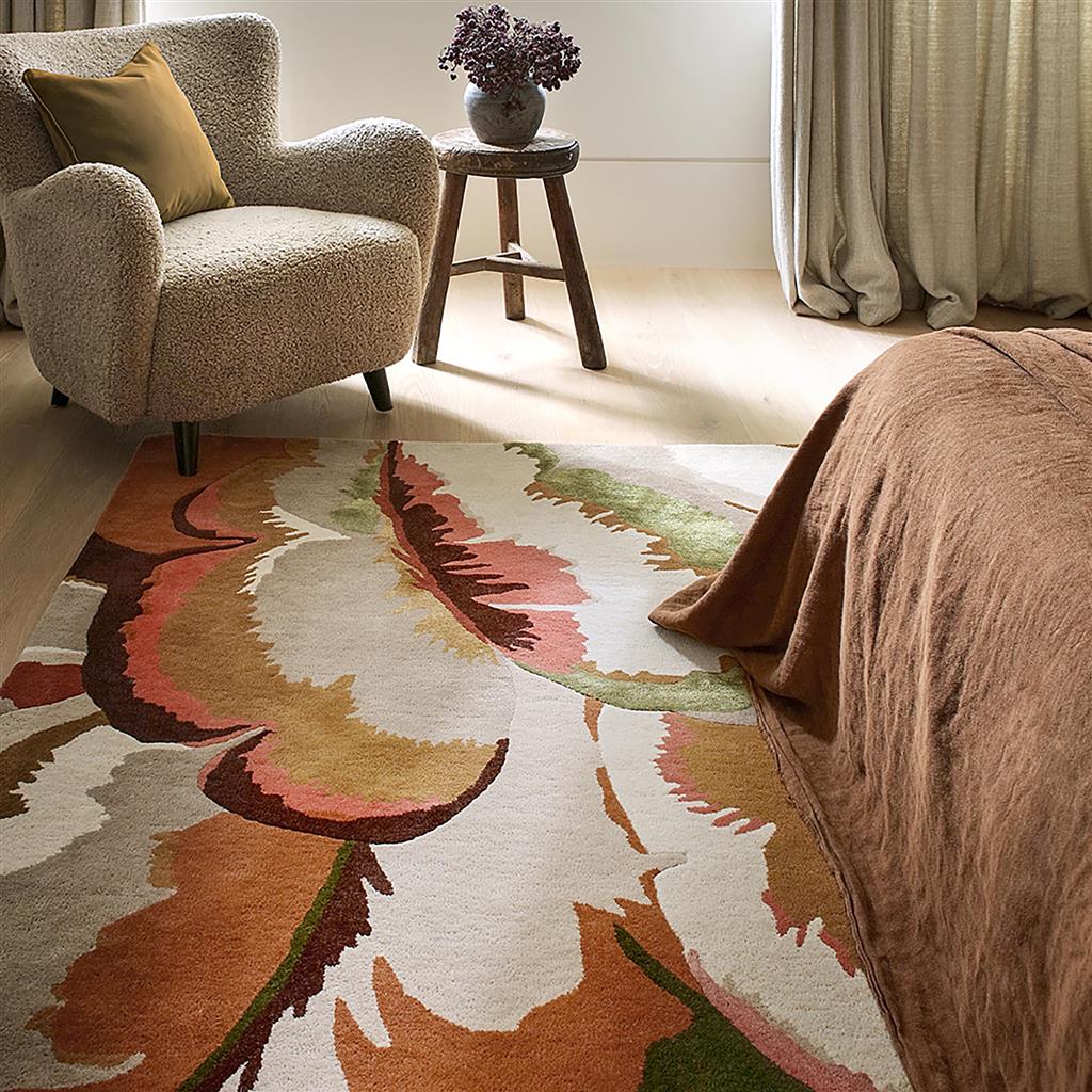 Leaf Amber/Brazilian Rosewood Rug | Size: 200 x 280 cm