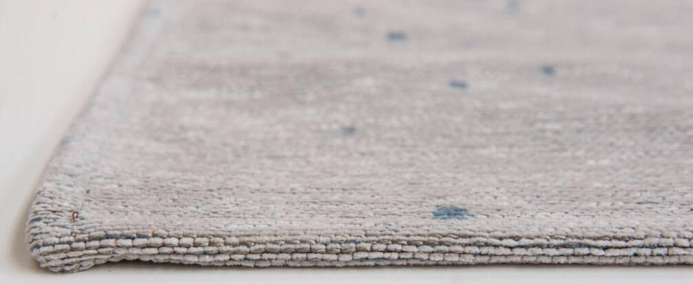 Jacquard Cotton Flatweave Rug Blue Waves