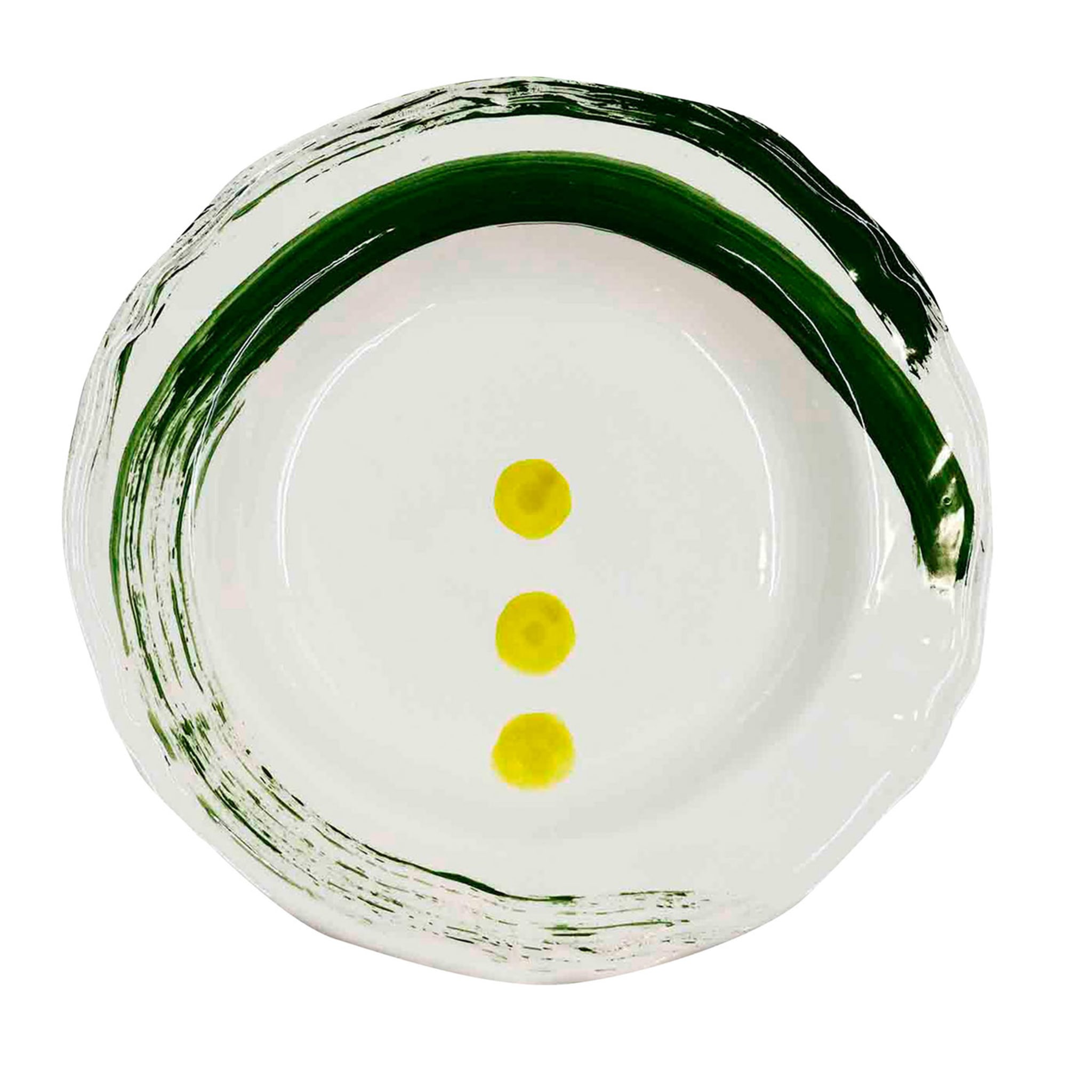 Ceramic Mastery Plate Elegant Design