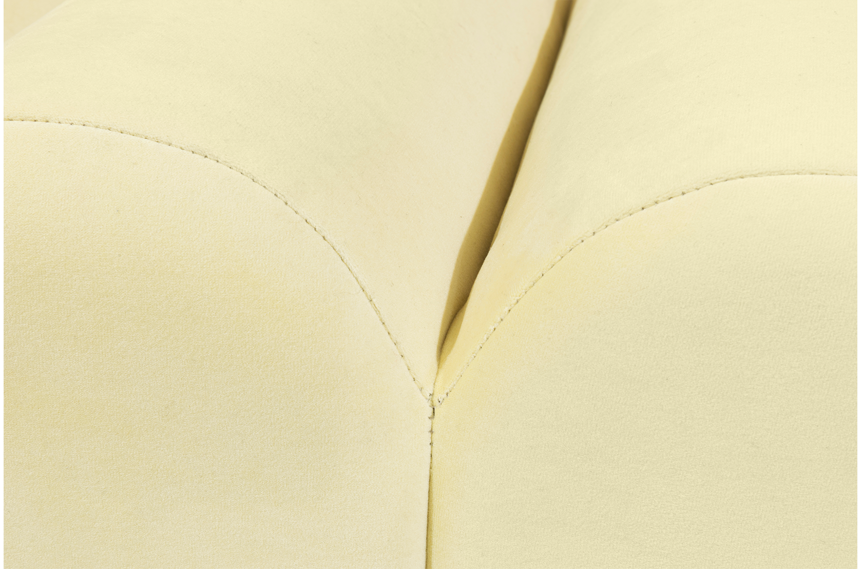 Sweet Swirl Yellow Modern Bench
