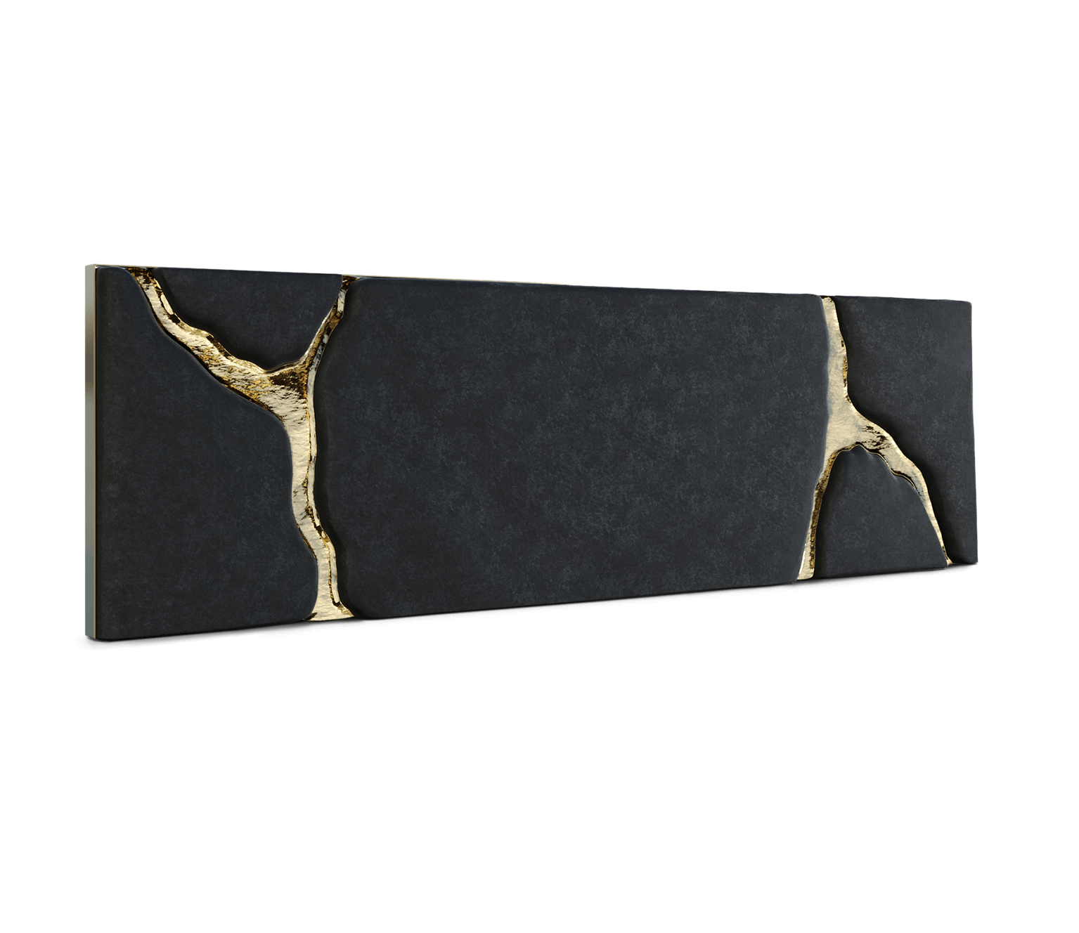Fissure Black Designer Headboard