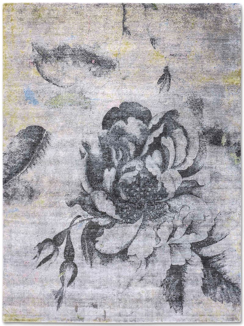 Flowers Hand-Woven Exquisite Rug