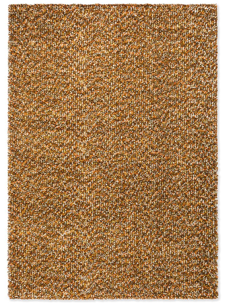 Pop-Art Yellow Thick Pile Felted Rug | Size: 200 x 280 cm
