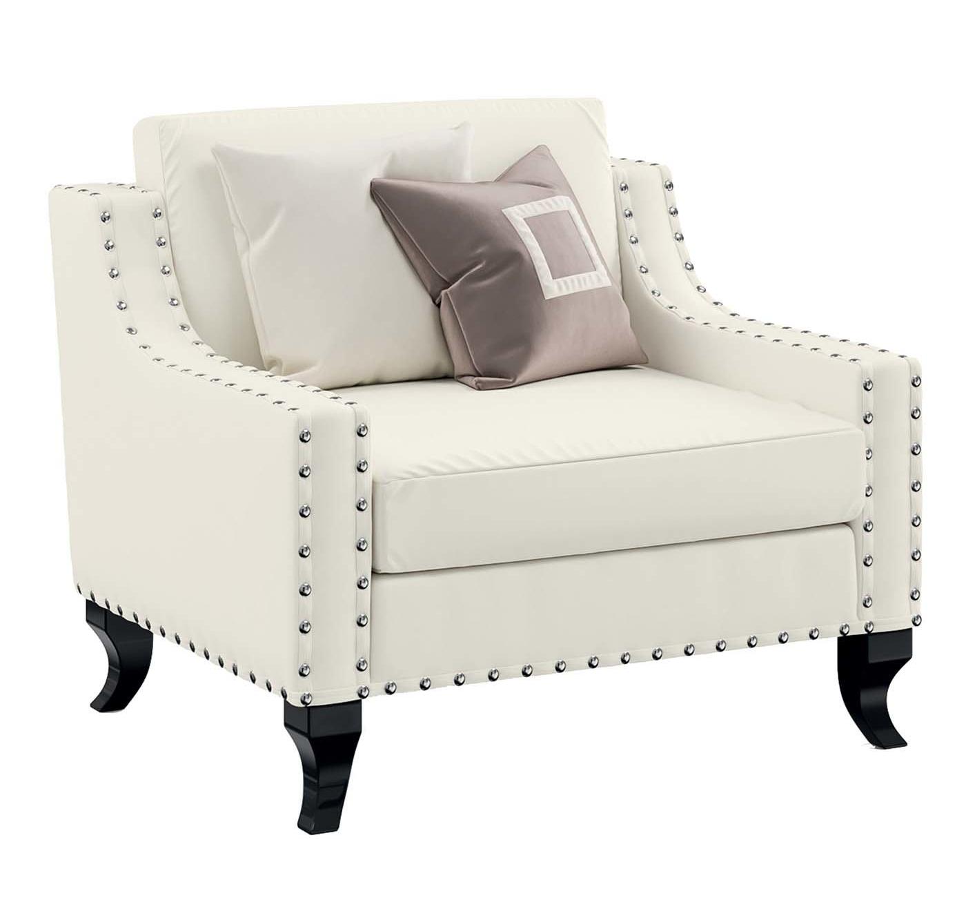 Oscar White Armchair