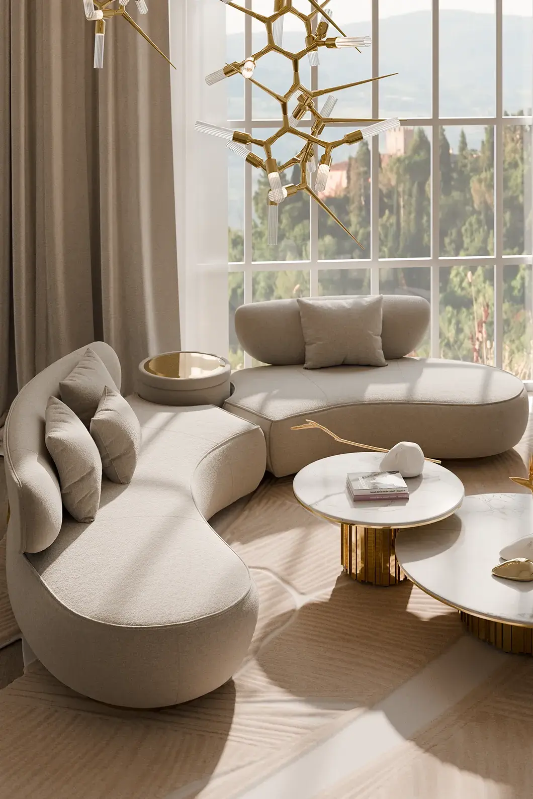 Mesh Round Sofa - 3