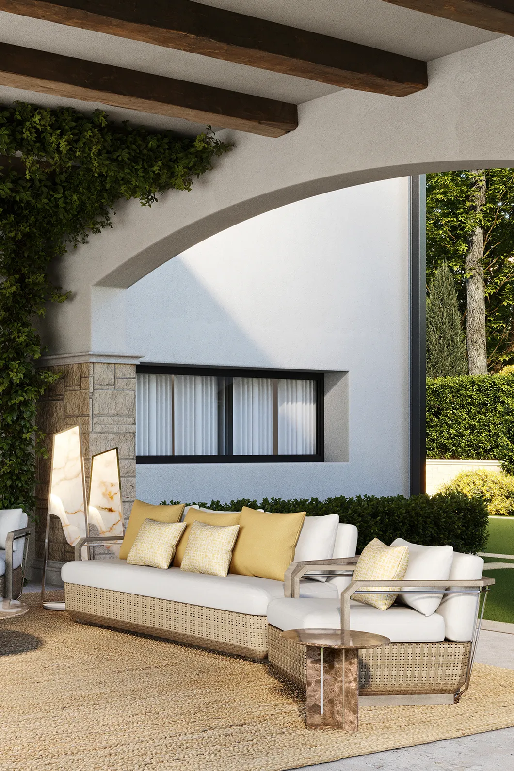 Noble Aura II Outdoor Floor Lamp - 2