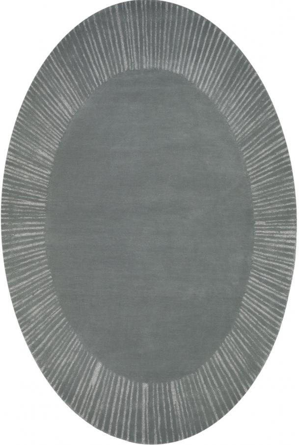 Oval Wool / Lurex Hand-woven Luxury Rug | Size: 200 x 300 cm