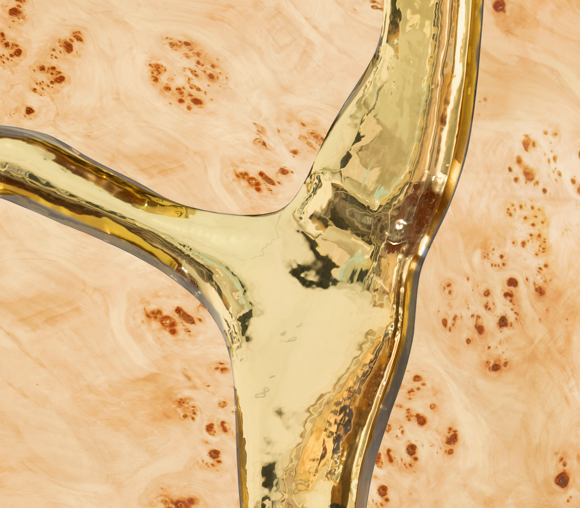 Fissure Poplar Designer Cabinet