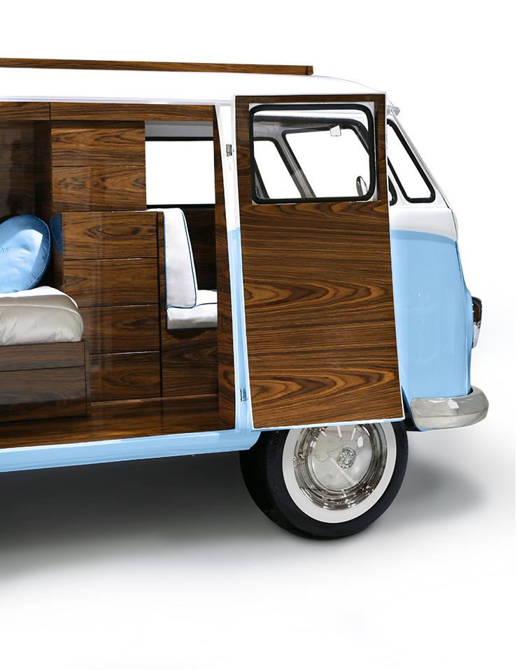 Caravan Blue Bedroom Set