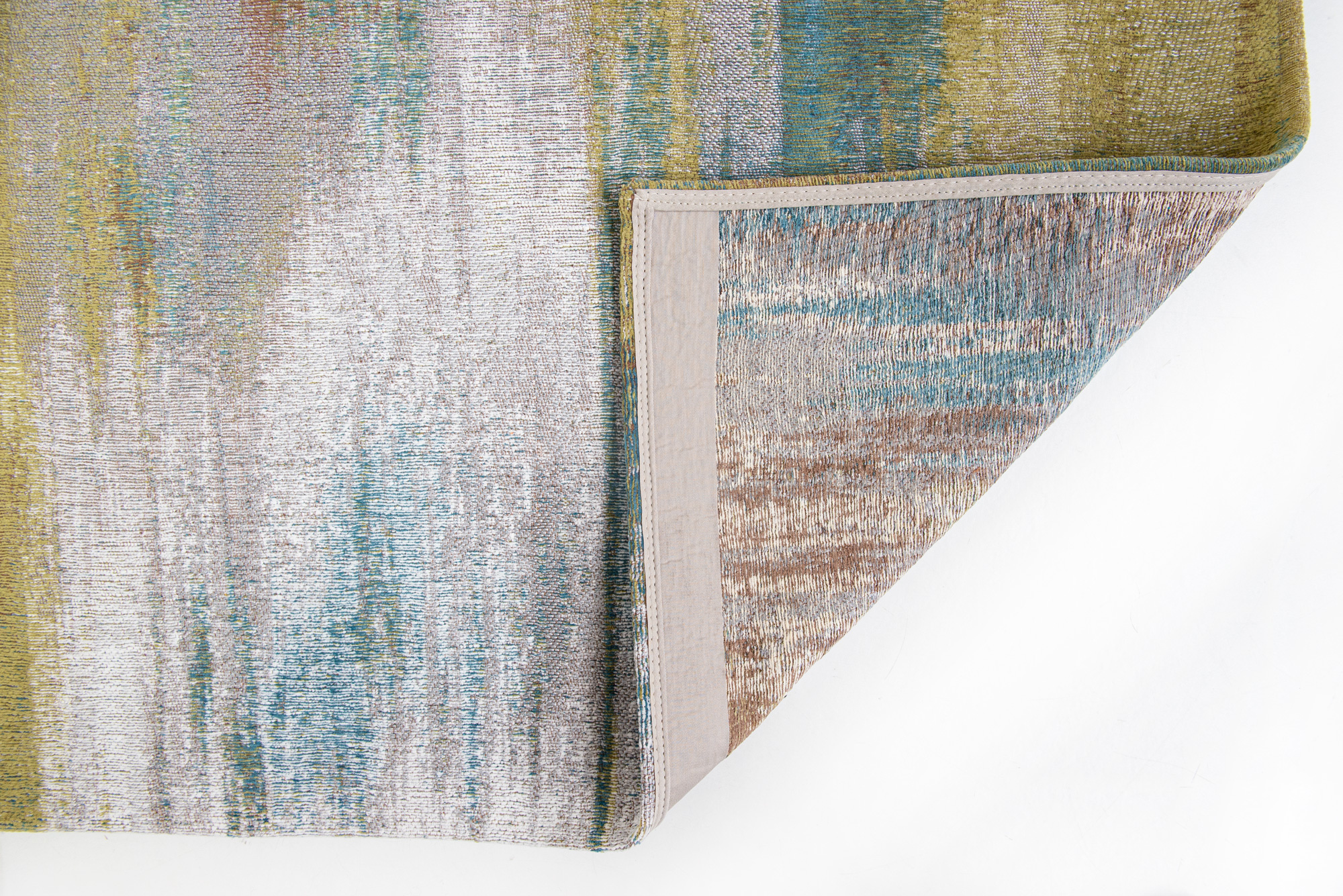 Modern Art Flatwoven Bronze Rug