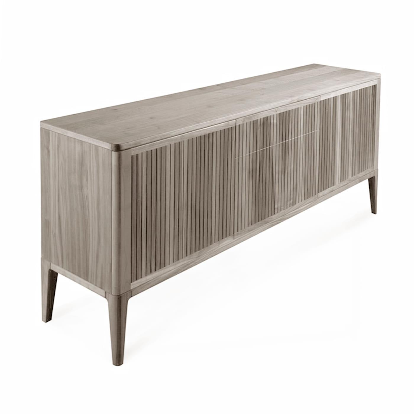 Eleva Three-Doors Grey Modern Sideboard