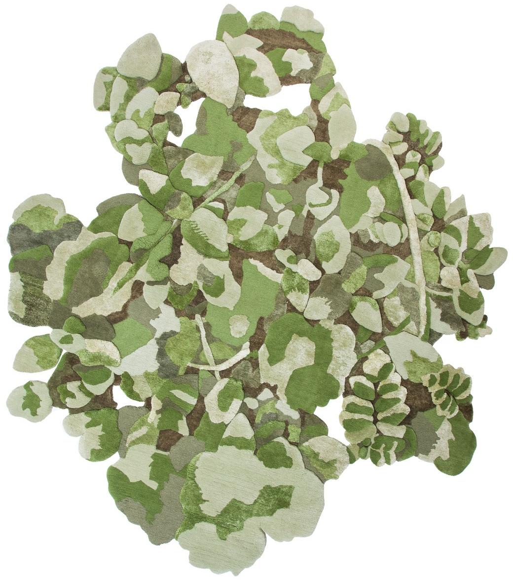 Bouquet Green Rug
