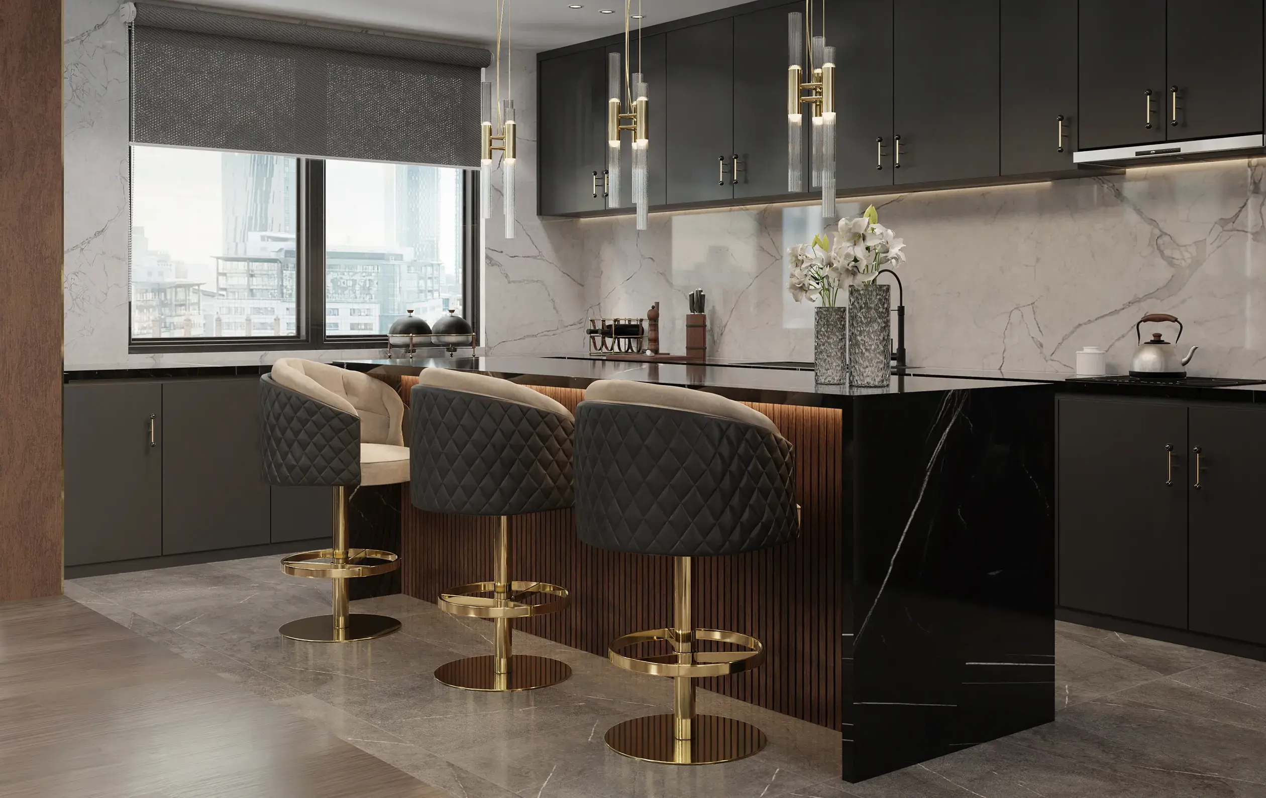 Opulence Swivel Bar Chair - 3