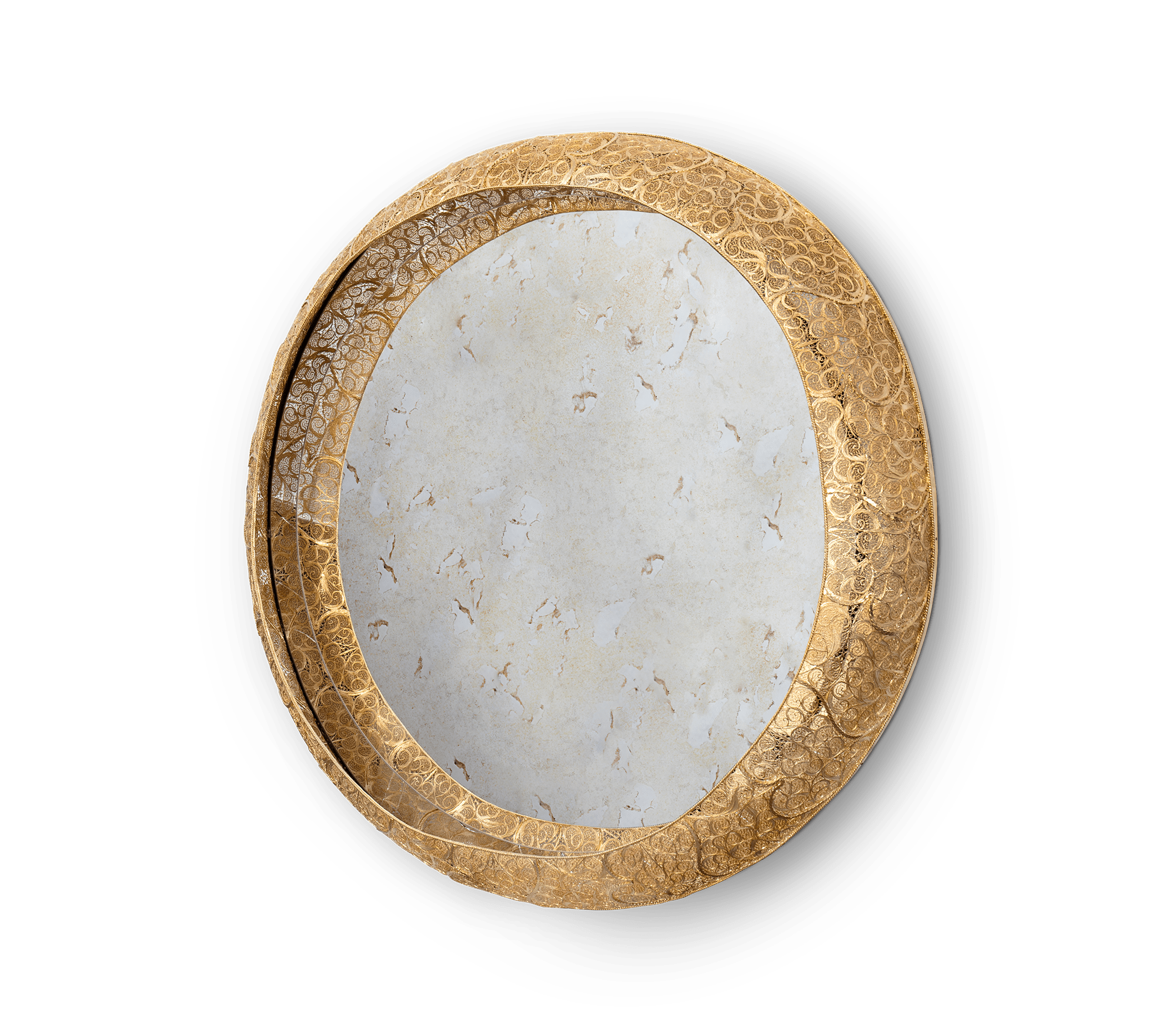 Crown Filigree II Designer Mirror