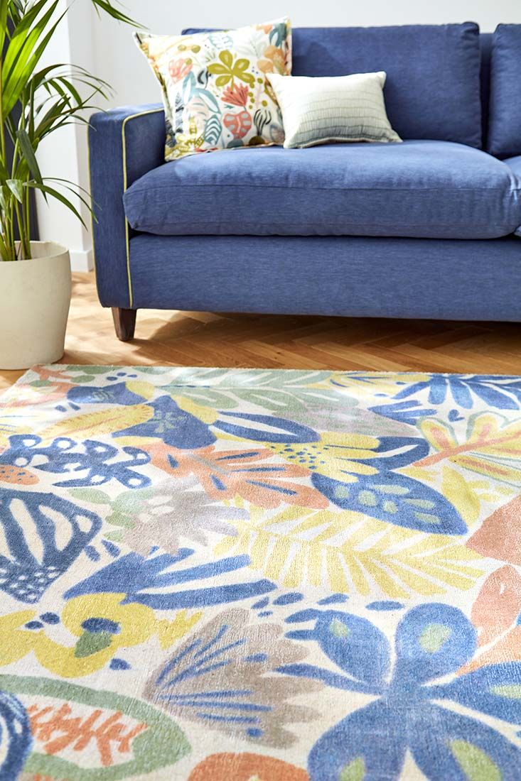 Nature Tropicana Handwoven NZ Wool Rug