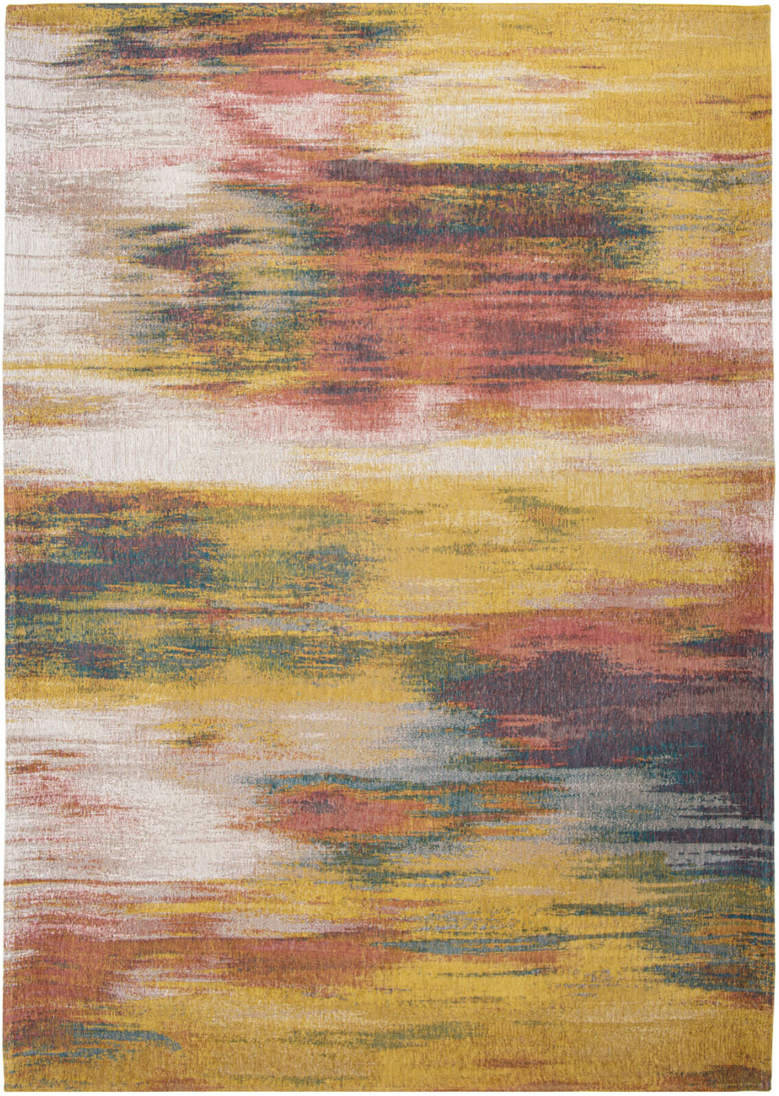 Modern Art Flatwoven Mix Rug | Size: 80 x 150 cm