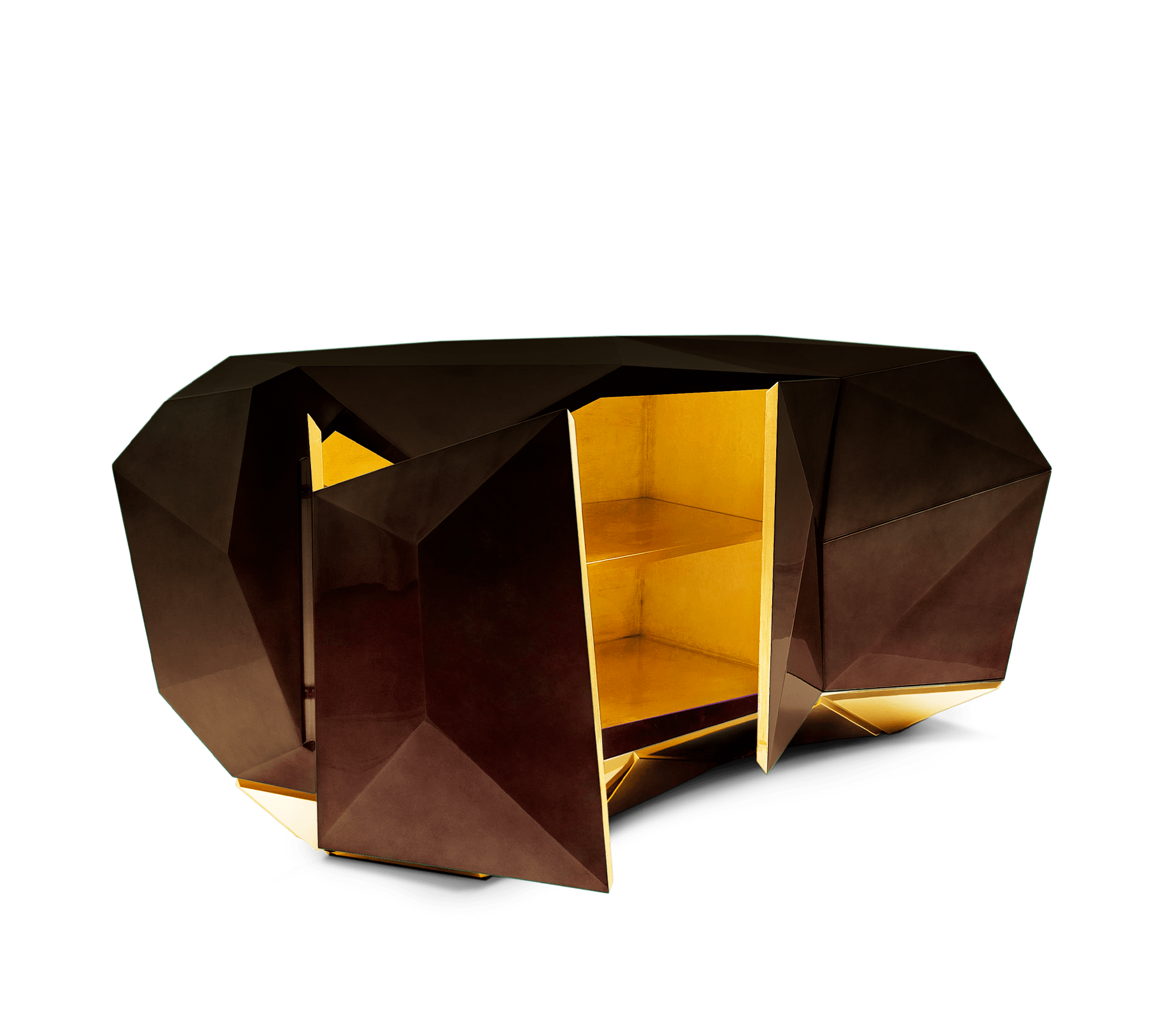 Prism Chocolate Designer Sideboard