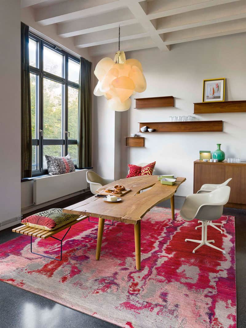 Rose Luxury Silk / Wool Rug