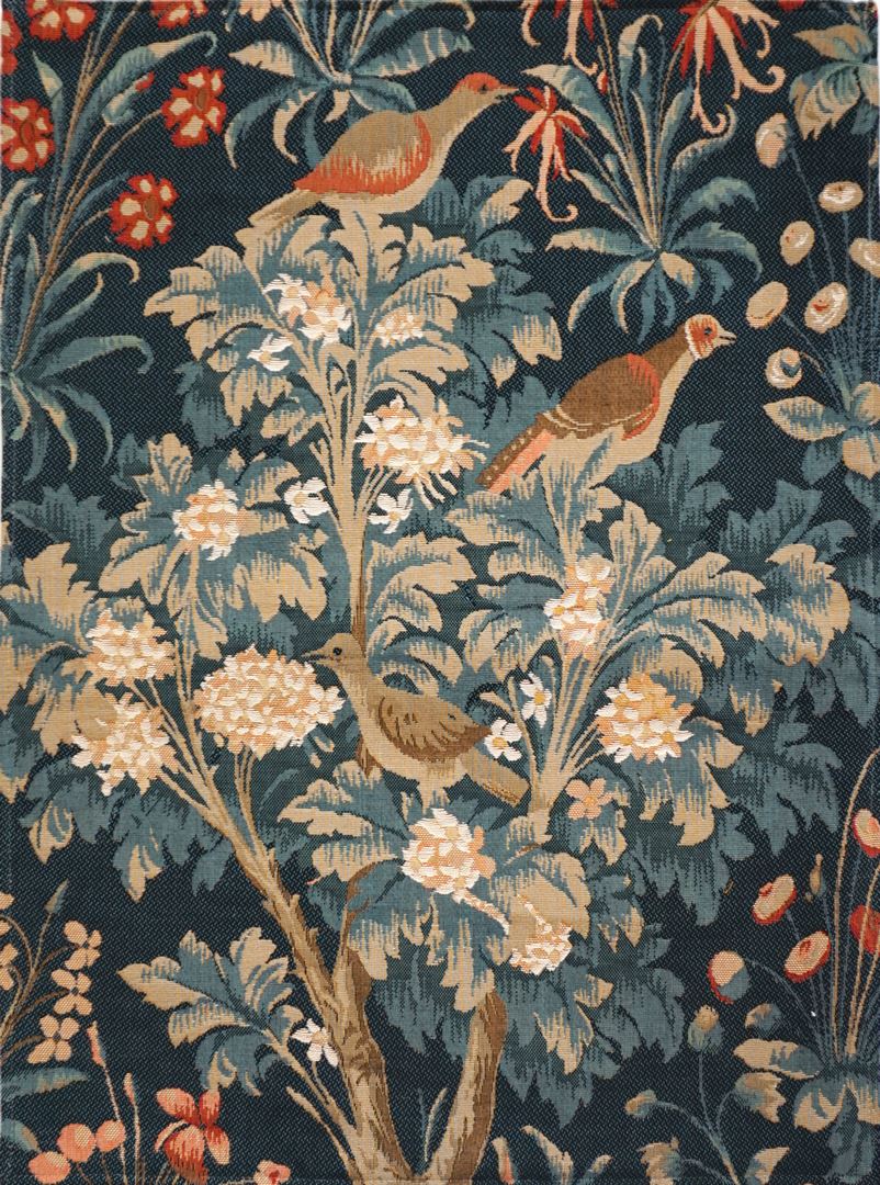 Offering of the Heart, Tree and Birds Tapestry