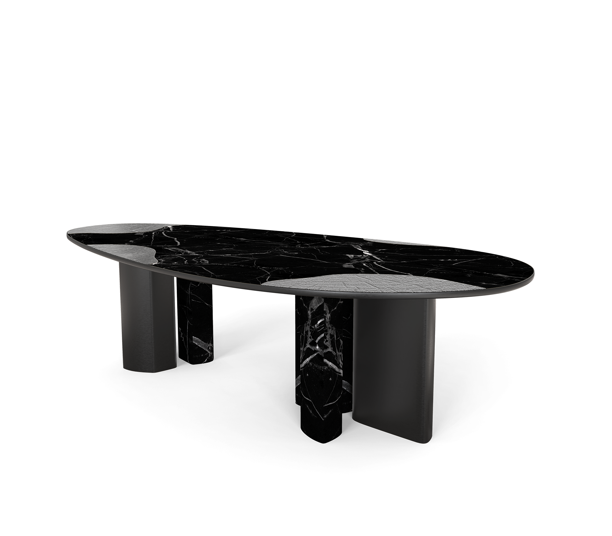 Marble & Onyx Luxe Dining Table