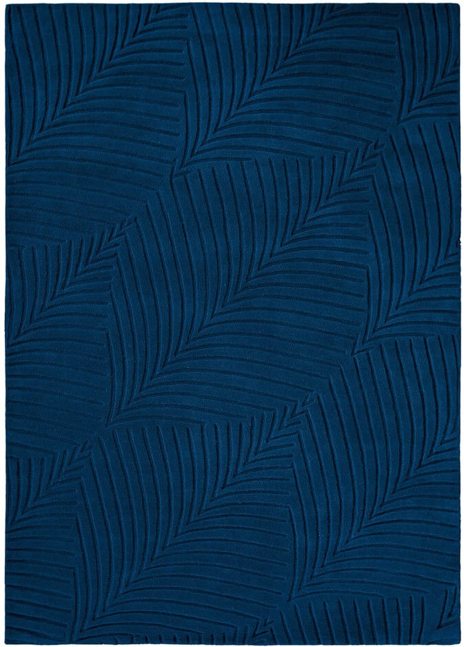 Blue Wool Hand Made Rug