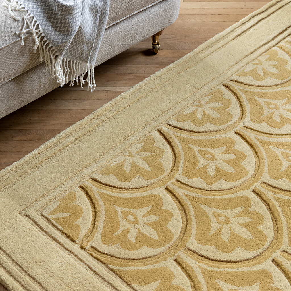 Catarina Handwoven Yellow Rug | Size: 200 x 280 cm