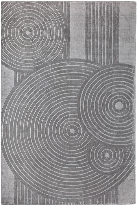 Designer Grey Indian Hand-Woven Rug | Size: 200 x 300 cm