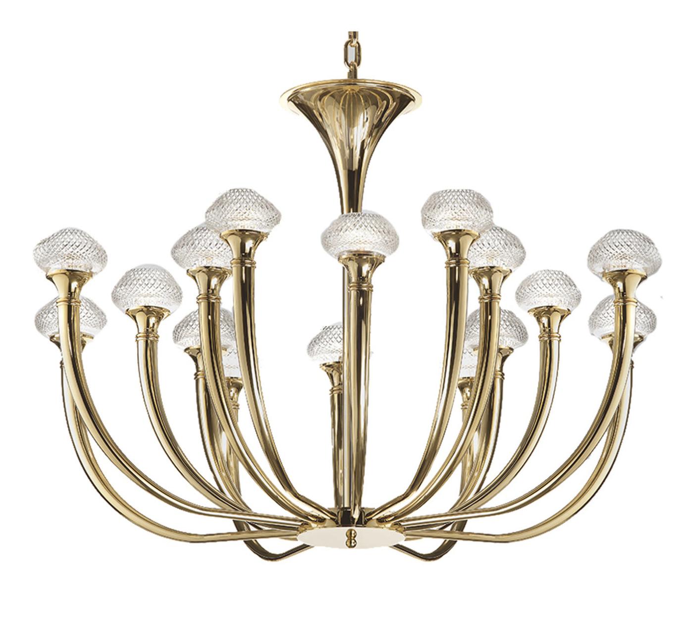 Polished Gold Chandelier