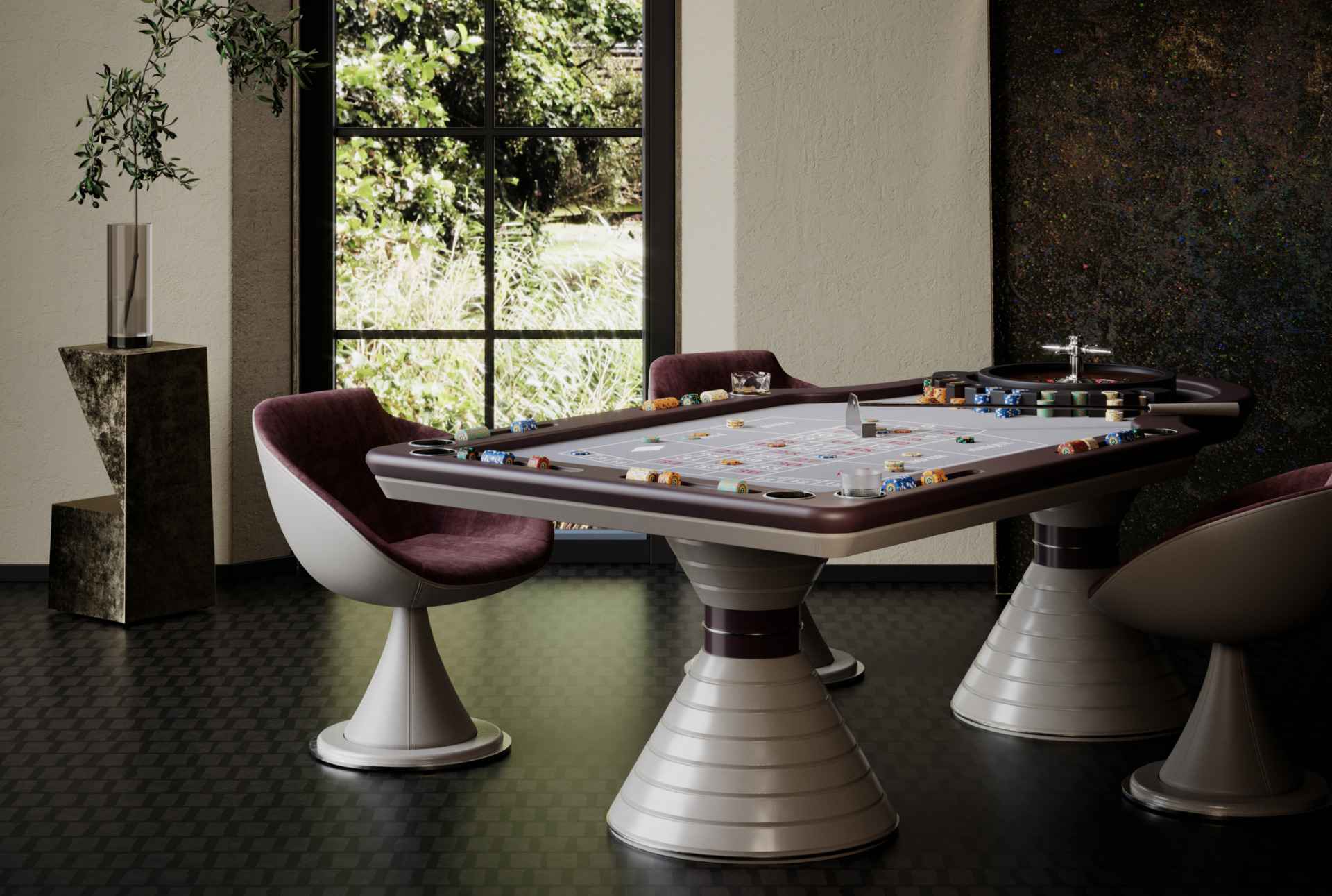 Montecarlo Royal Roulette Table