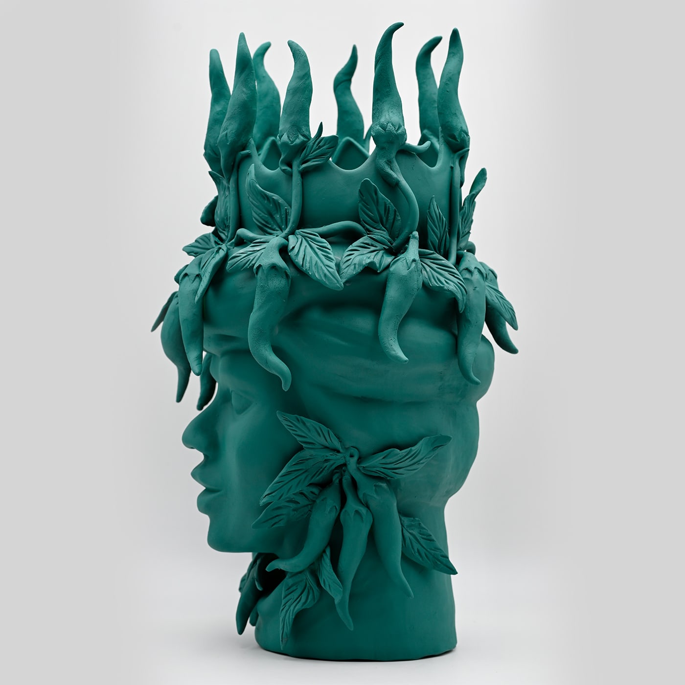 Dark Green Moor's Head Artwork