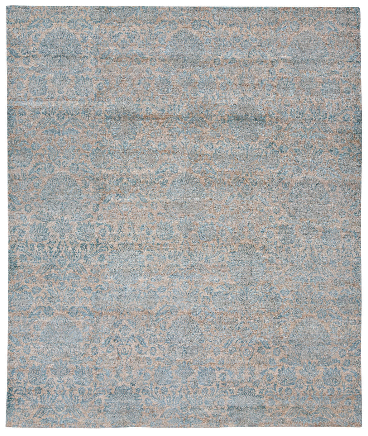 Verona Blue Luxury Hand-woven Rug ☞ Size: 300 x 400 cm