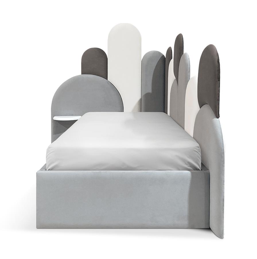 Cozy Haven Corner Soft Bed | Configuration: 2 Drawers | Mattress Size: 90 x 190 cm