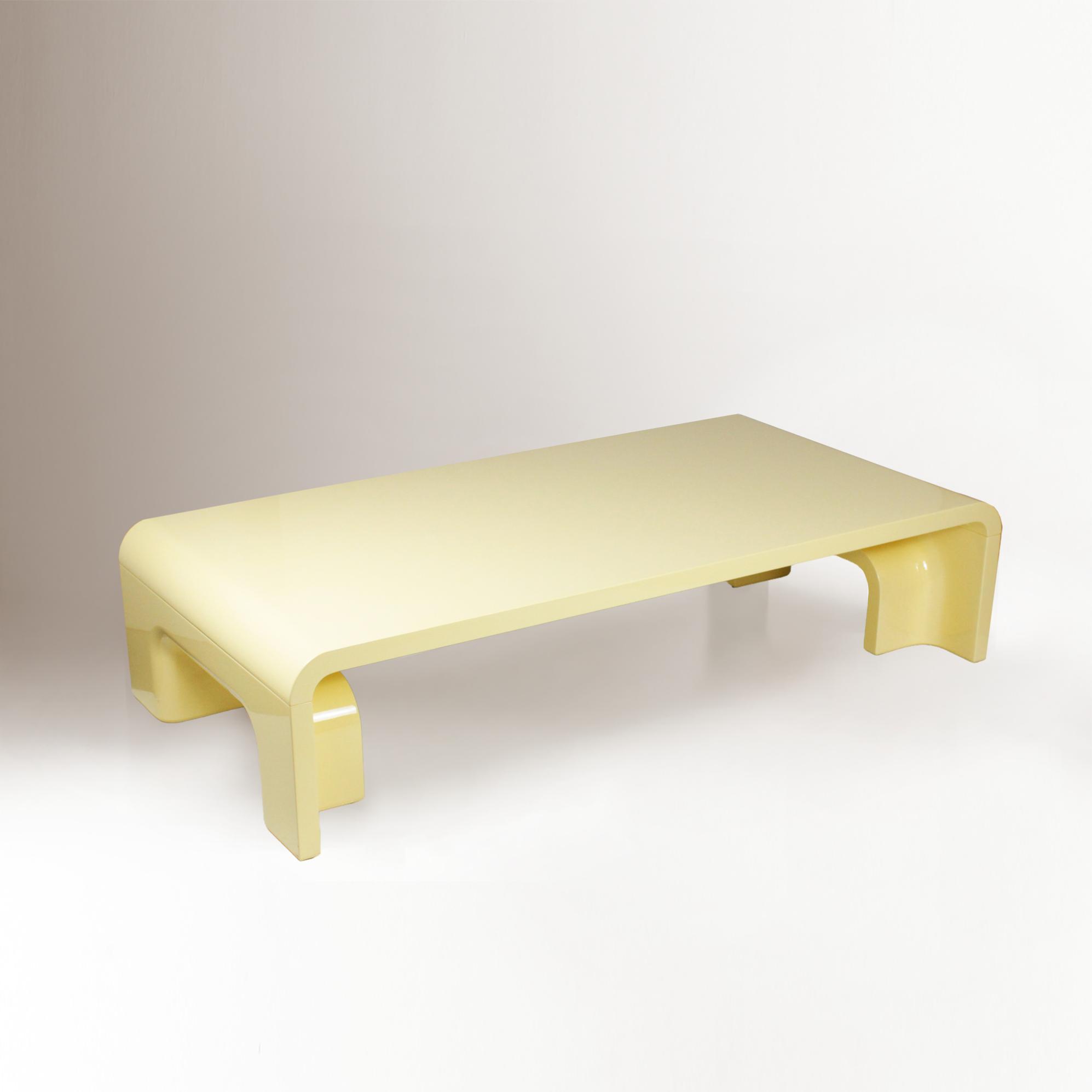 Pliè Yellow Coffee Table