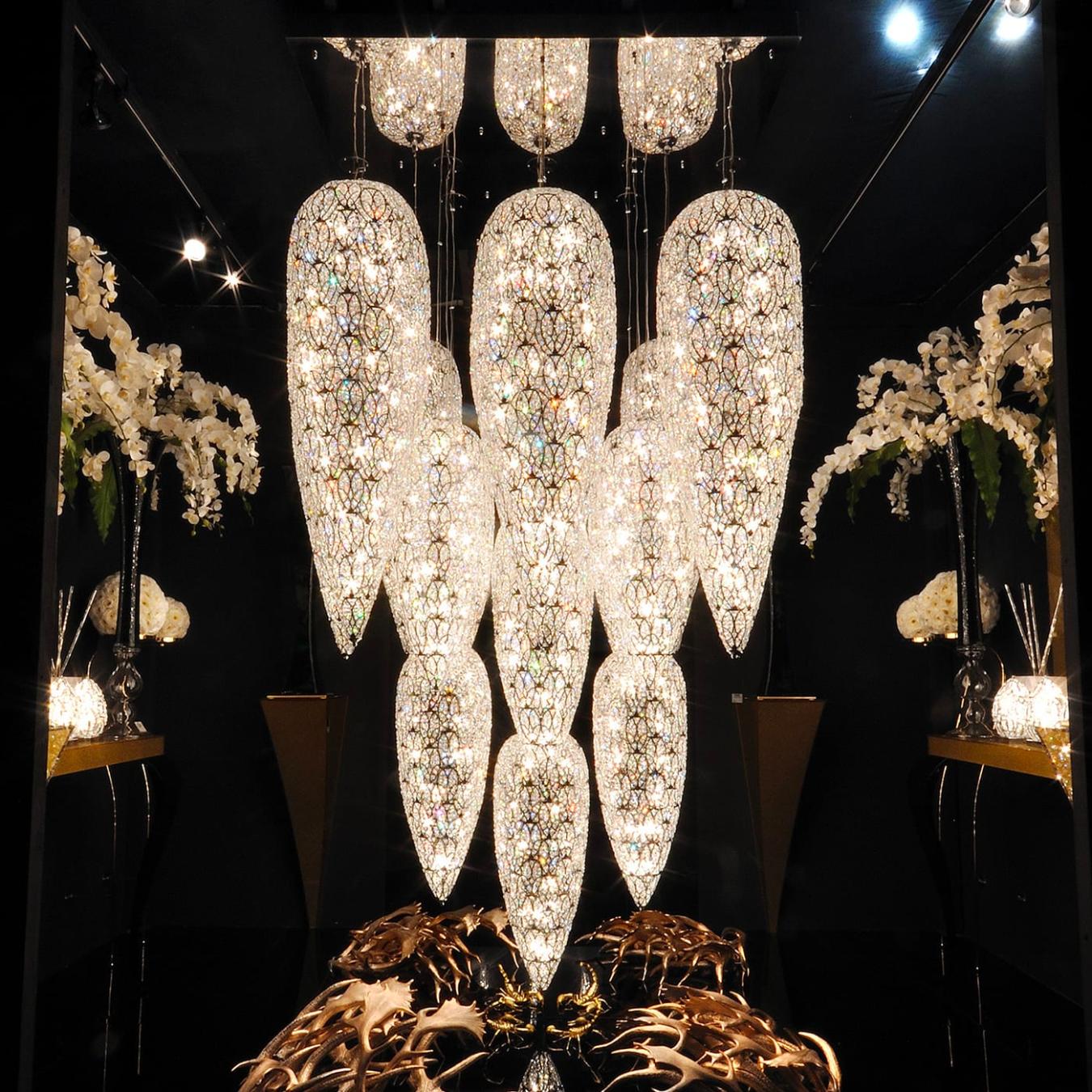 Arabesque Sensation Handcrafted Chandelier