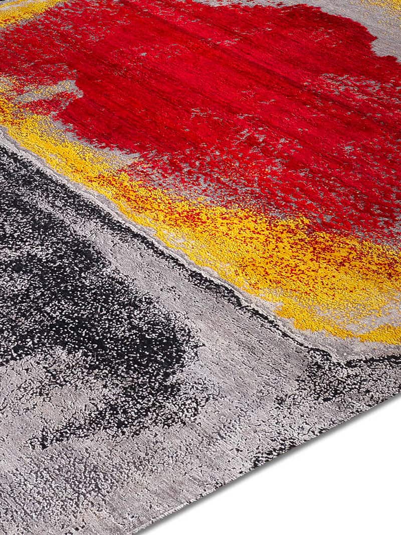 Red Dot Boulevard Hand-Woven Exquisite Rug