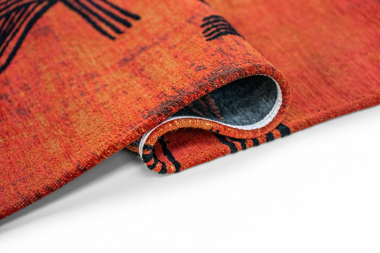 Ginger Chocolate Premium Flatwoven Rug