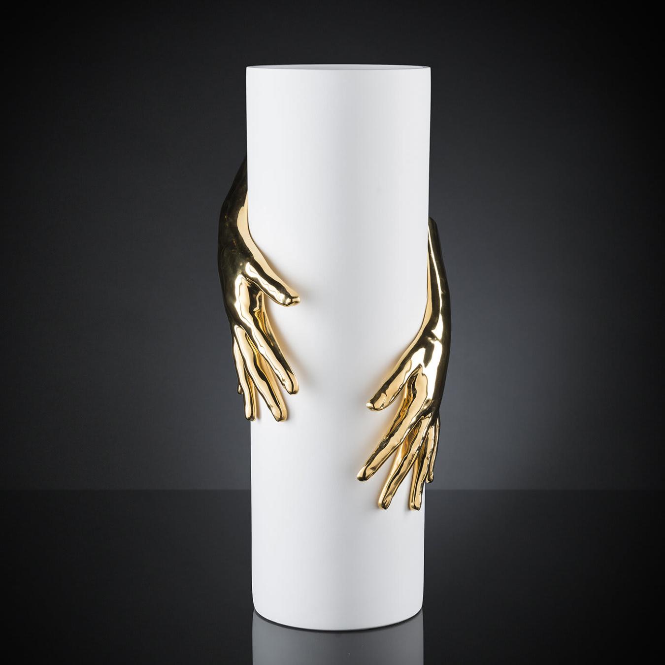 Hands Italian Sculptural Vase