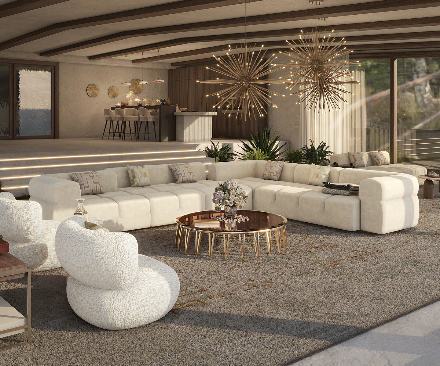 Nova Burst Suspension Lamp - 4