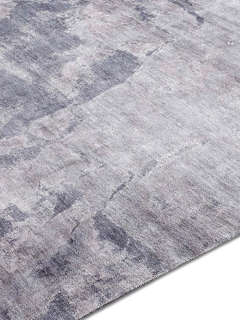 Silver Luxury Hand-Knotted Rug