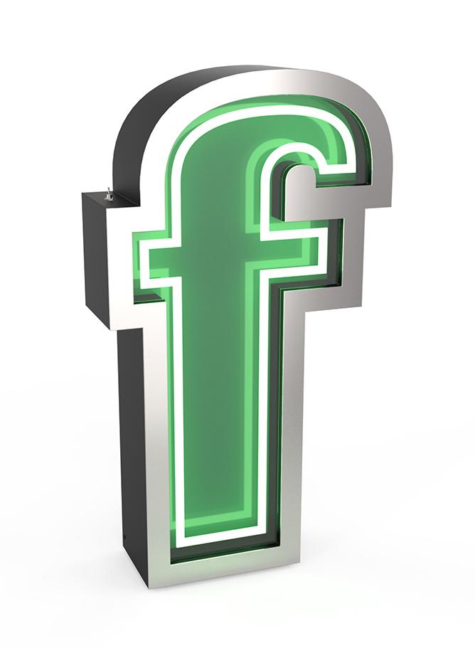 Fancy Stylish Letter F